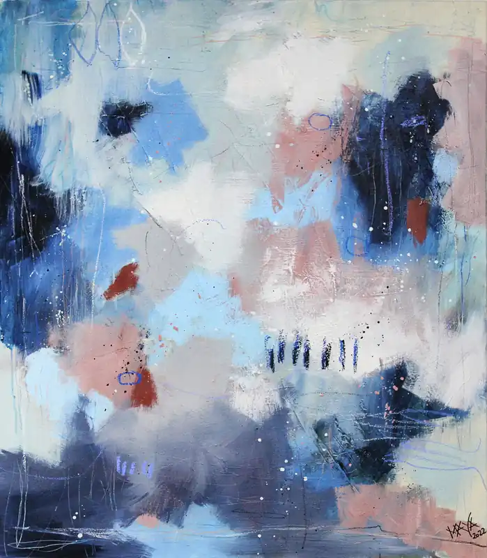 Maya: "Erster Schnee", Originale Acrylbilder (Unikat) Online Kaufen