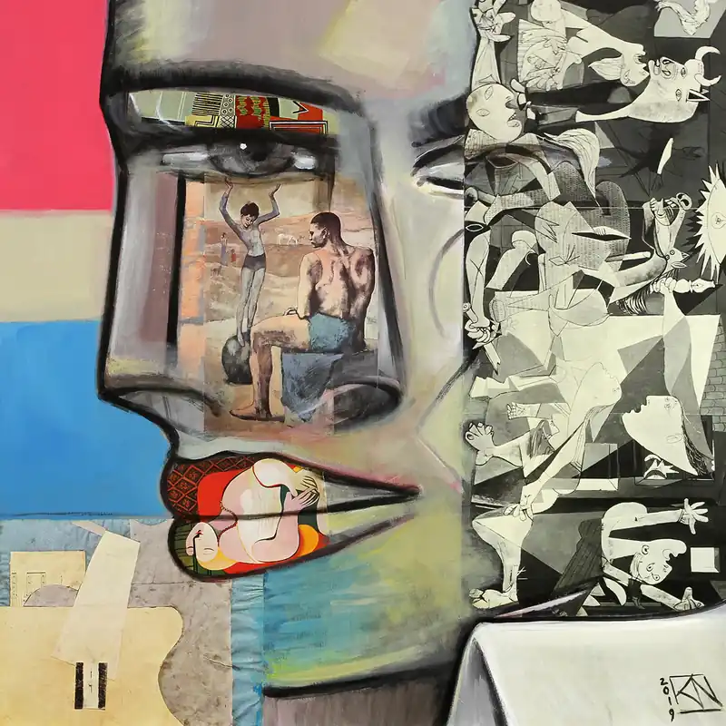 K. Namazi: "War & Peace", Edition, signierter Kunstdruck, 4/50 Neue Kollektion