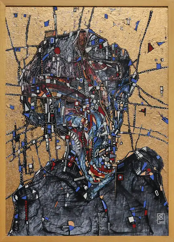 C. Blechschmidt: "Reichenbacher Schrei", Original/Unikat, zeitgenössisches Ölgemälde Neue Ware