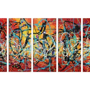 G. Hung: "Entropie VIII", abstrakte Originalkunst/ Unikat Preiswert