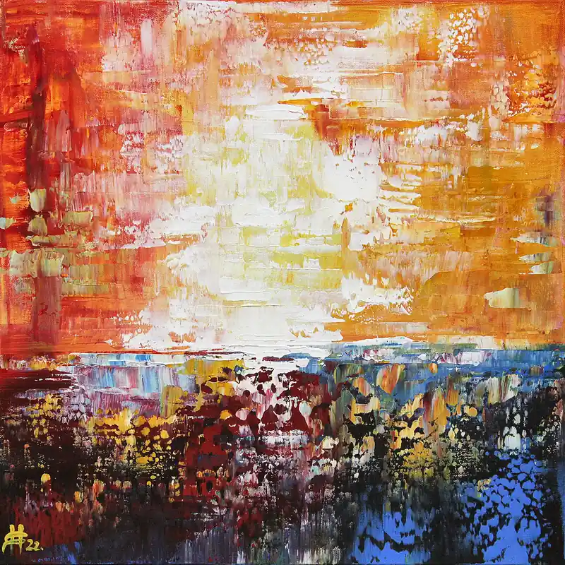 Begrenztes Angebot G. Hung: "Schöne neue Welt VII", Originalgemälde (Unikat)