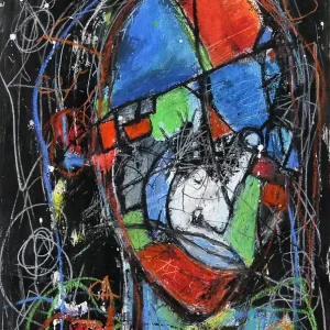 Schneller Versand I. Schmidt: "From Hell", zeitgenössische Grafik/Malerei, Original/Unikat