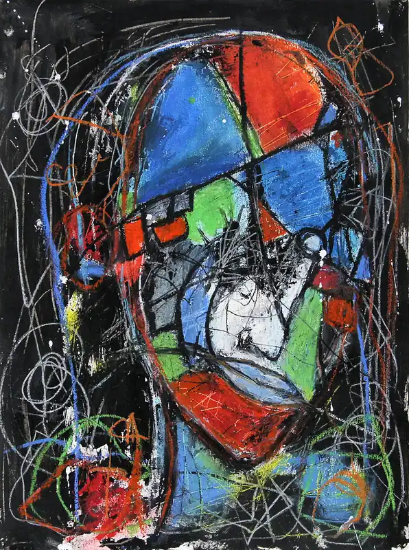 Schneller Versand I. Schmidt: "From Hell", zeitgenössische Grafik/Malerei, Original/Unikat
