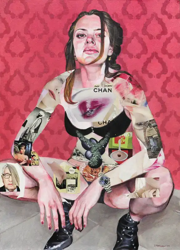 Solange Der Vorrat Reicht S. Petrunov: "Portrait of Desi", zeitgenössisches Originalgemälde