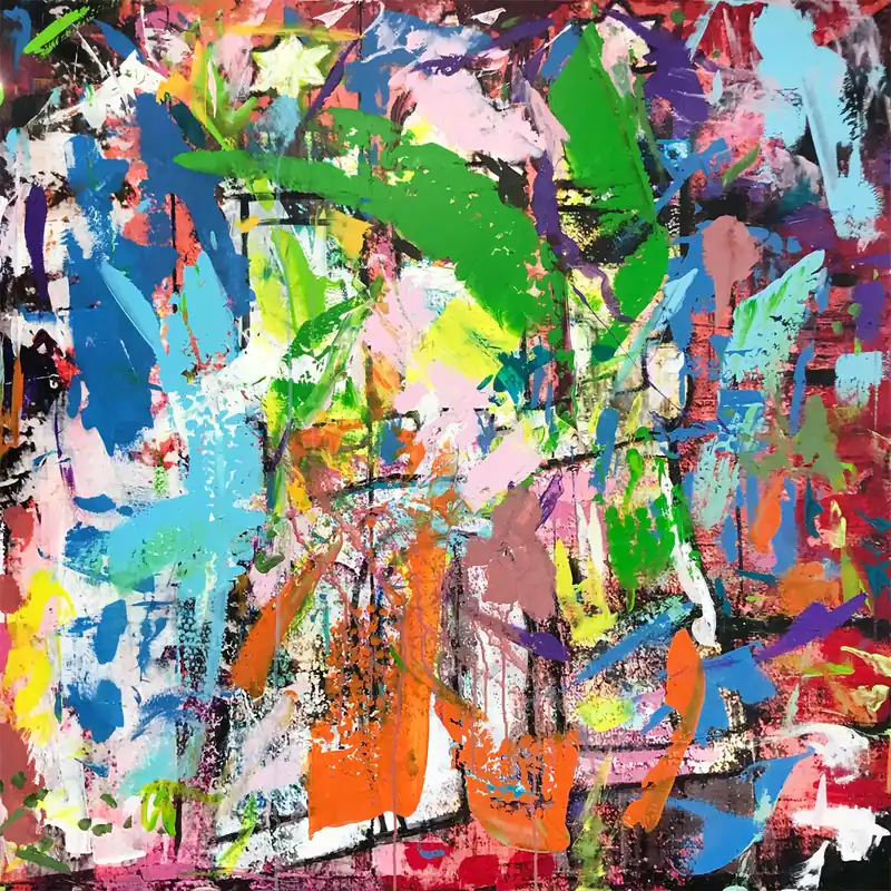 H. Mühlbauer-Gardemin: "Abstrakt", Moderne Pop Art, Original/serielles Unikat Heißes Angebot