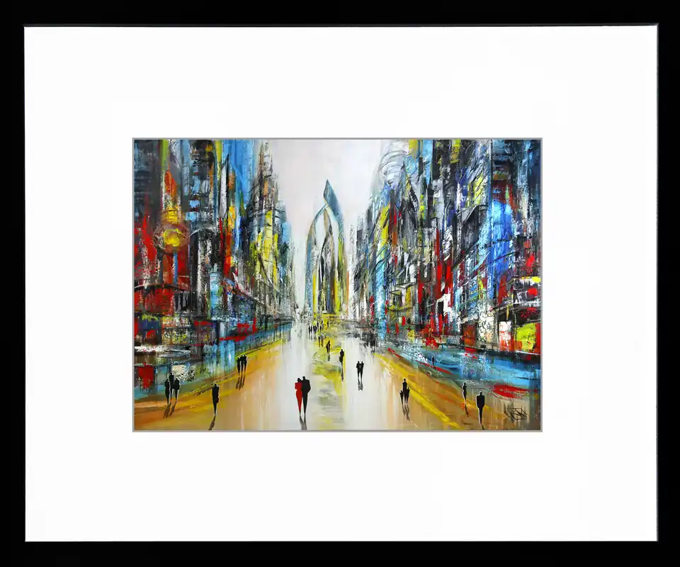 Fineartprint auf Papier, signiert, K. Namazi: "Sakralbau der Moderne", Limitierte Edition, Nr. 2/150 Schnäppchen
