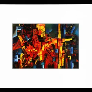 Direktkauf Limitierte Edition auf Papier, B. Ossowski: "New York at Night", signierter Fineartprint, Nr. 2/150
