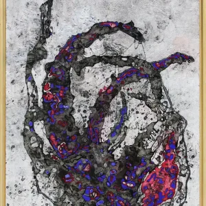 Sichere Zahlung C. Blechschmidt: "Vollgepumpter Asket", Original/Unikat, zeitgenössisches Acrylgemälde