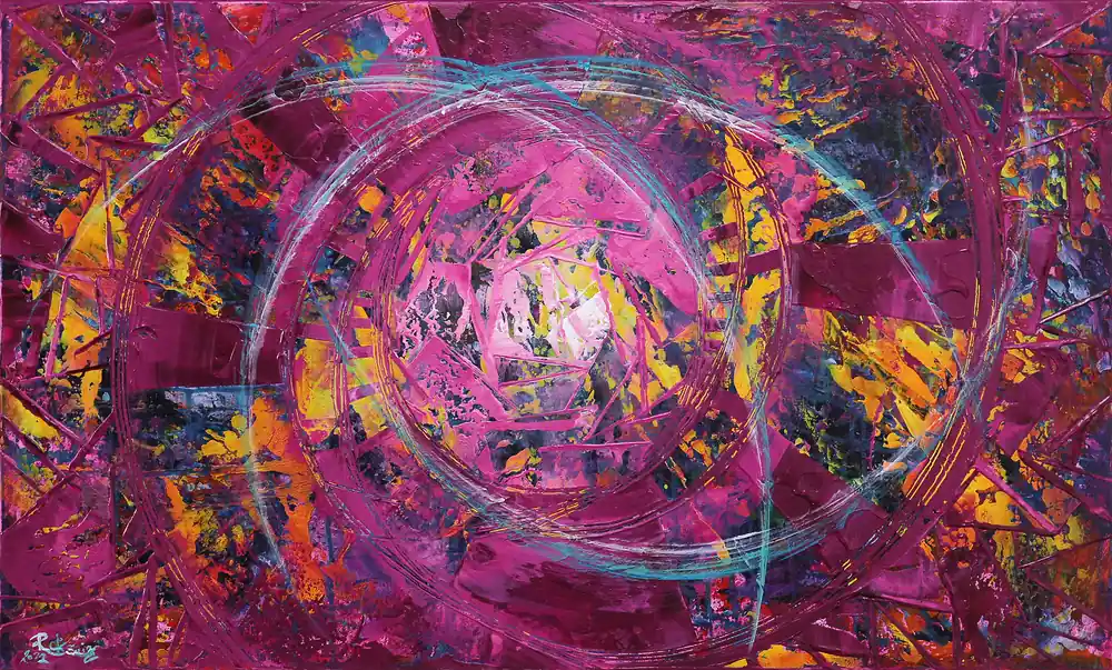 Ausverkauf R. König: "Fascination I", abstraktes Originalgemälde (Unikat)