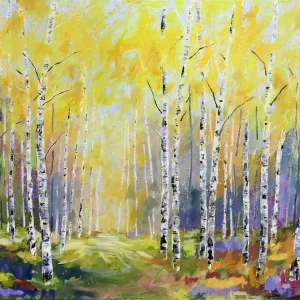 M. Kühne: "Herbstleuchten", Edition, signierter Kunstdruck Top-Seller