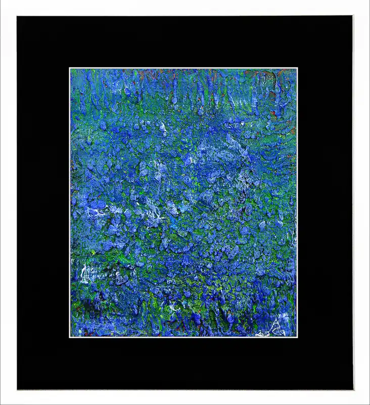 Limitierte Edition, A. Garbe: "Kobalt II", signierter Fineartprint auf Papier, Nr. 1/150 Bestseller