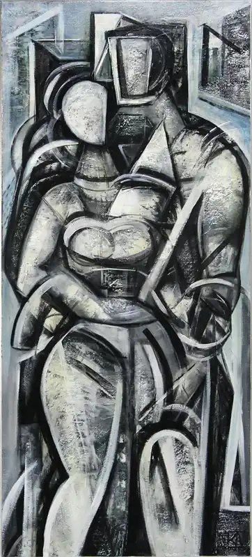 K. Namazi: "Innig II", originales Acrylgemälde (Unikat) Sale