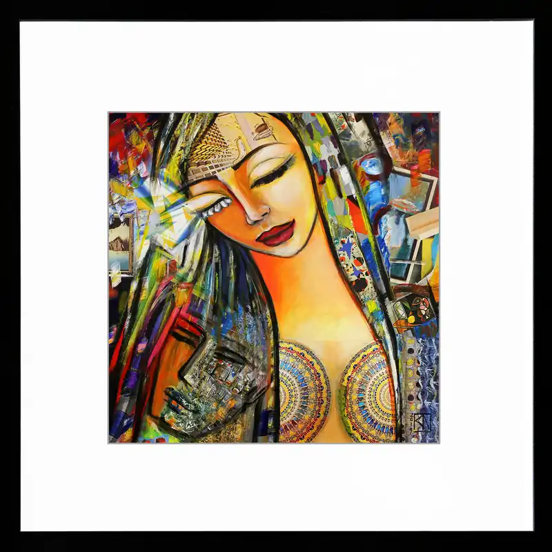 Limitierte Edition auf Papier, K. Namazi: "Karma der Geborgenheit", sign.Fineartprint, Nr. 4/150 Direkt Vom Hersteller