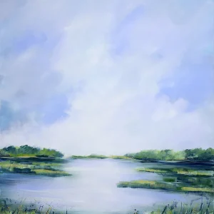 M. Kühne: "Sommerhimmel", Edition, signierter Kunstdruck Aktuell