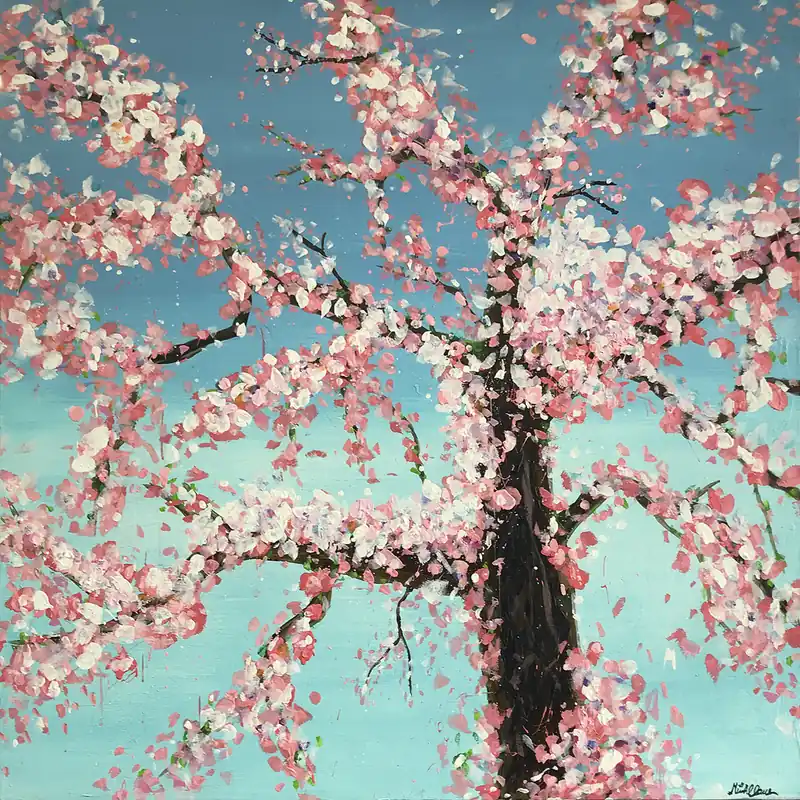 Begrenztes Angebot H. Mühlbauer-Gardemin: "Frühling", Moderne Malerei, Original/Unikat