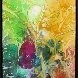 Sichere Zahlung G. Hung: "Nature Rising II", gerahmtes Originalgemälde (Unikat)