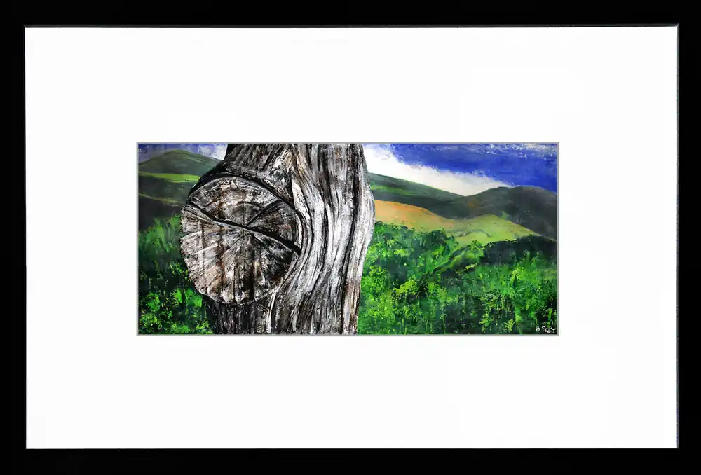 Schneller Versand Limitierte Edition auf Papier, A. Garbe: "Holz vs. Landschaft: Madeira 2016",signierter Fineartprint, Nr. 1/150