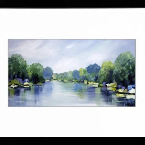 Limitierte Edition auf Papier, M. Kühne: "Ruhe am See", signierter Fineartprint, Nr. 1/150 Kracherpreis