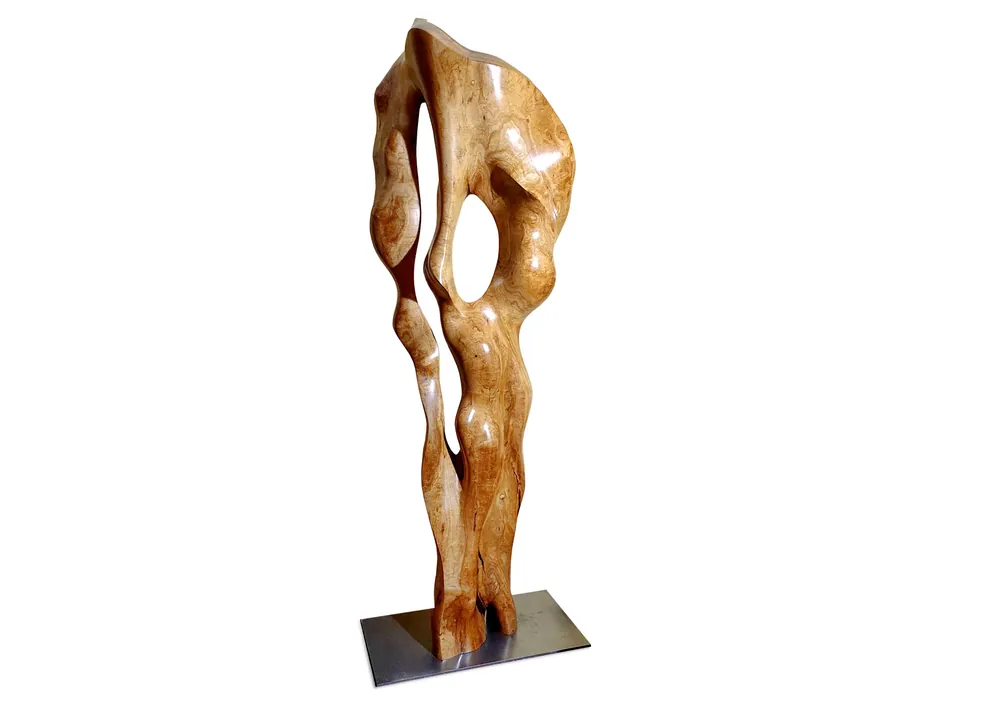 H.J. Gorenflo: "Resistance and Flow", moderne Skulptur, Original/Unikat Highlight