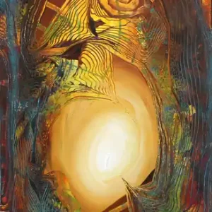 J. Fernandez: "Upstream I", Originalgemälde (Unikat), Acrylbilder Beliebt