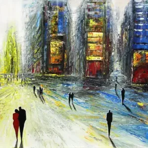Neu Im Sortiment K. Namazi: "Die Wächter I", originales Acrylgemälde (Unikat)