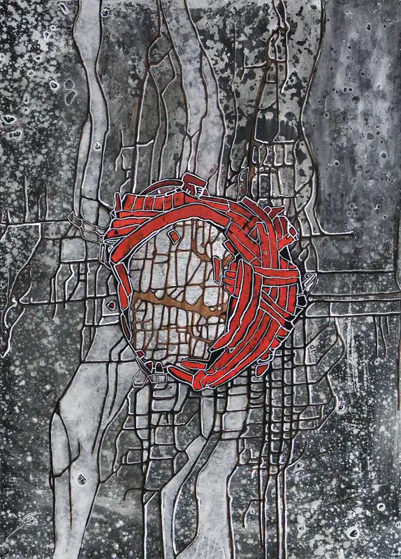C. Blechschmidt: "Energieerhaltungssatz", Original/Unikat, zeitgenössisches Acrylgemälde Neu Im Sortiment