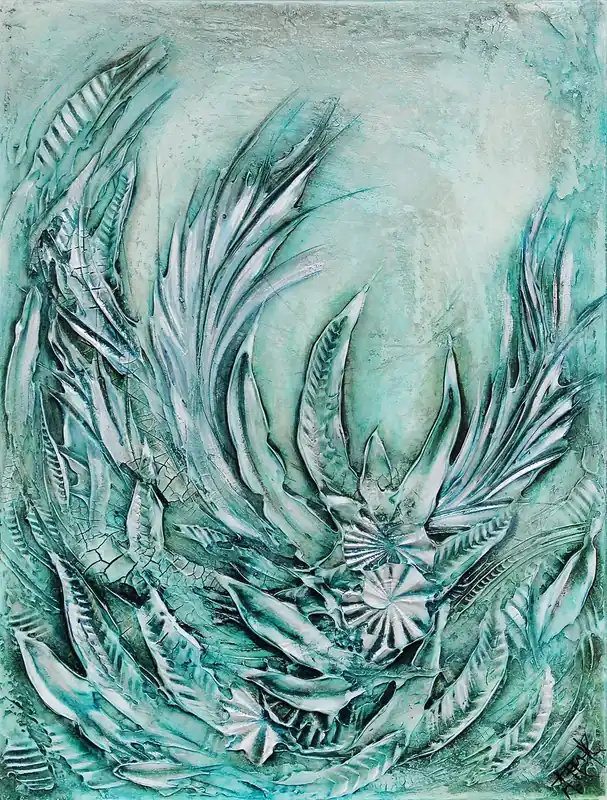 Ausverkauf A. Freymuth: "Xingamento", Acrylmalerei abstrakt, Originalgemälde (Unikat)