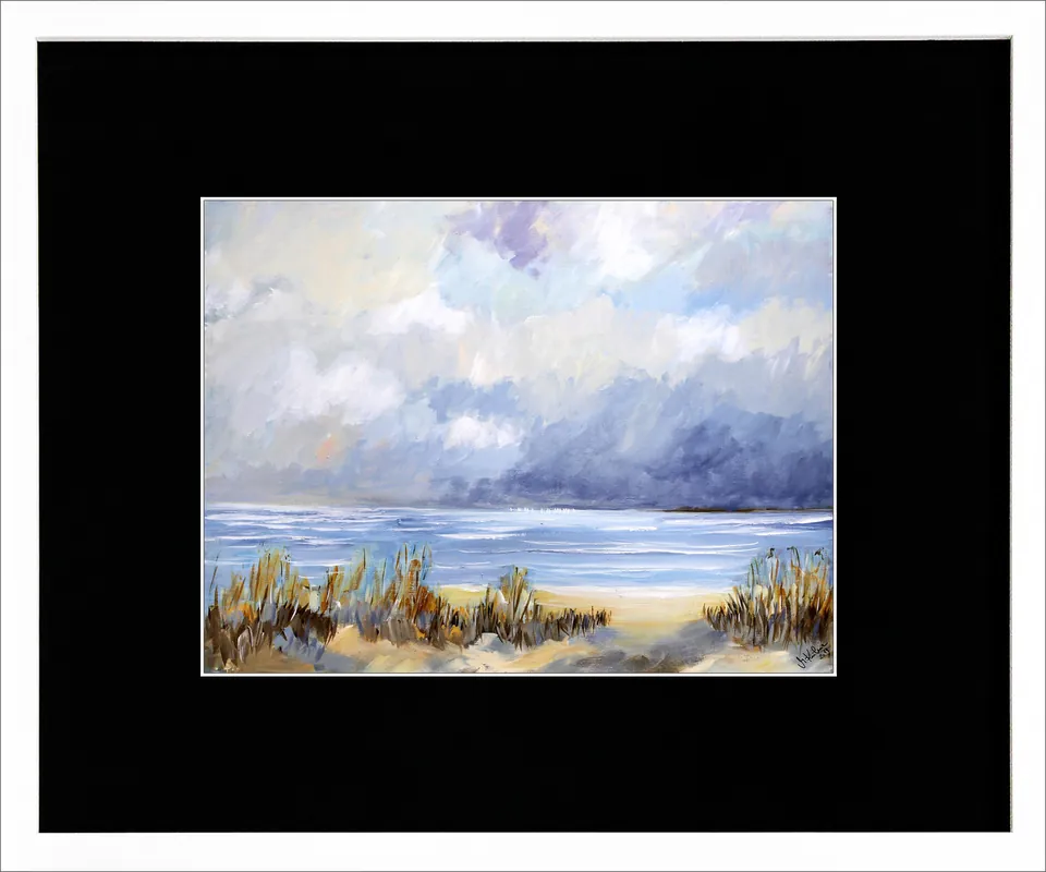 Sale Limitierte Edition auf Papier, M. Kühne: "Sturmwolken", signierter Fineartprint, Nr. 1/150