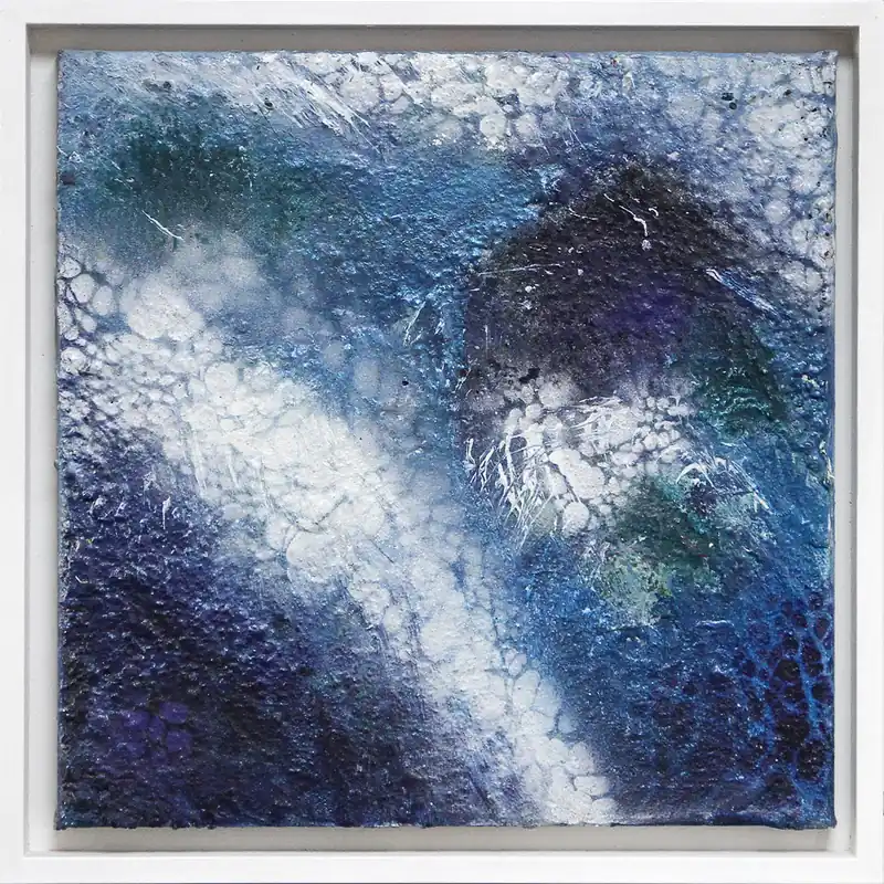 M.Rick: "Blau-weiss", Originalgemälde (Unikat) Jetzt Bestellen