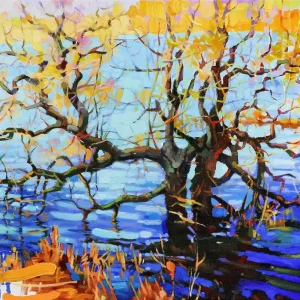 A. Larrett: "Frühlingshochwasser 5", Edition, signierter Druck Top-Angebot