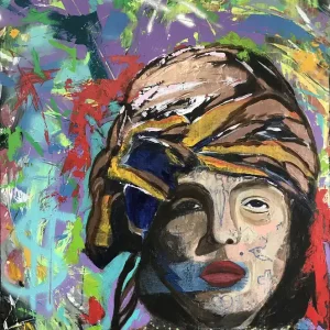 H. Mühlbauer-Gardemin: "Frauenportrait", Moderne Malerei, Original/Unikat Markenware