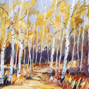 Bestpreis M. Kühne: "Herbstspaziergang", Edition, signierter Kunstdruck