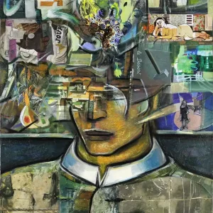 K. Namazi: "Gedankenprozesse I", moderne Originalkunst (Unikat) (A) Meistverkauft