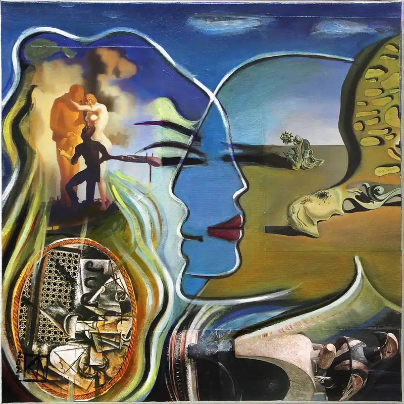 K. Namazi: "Abstract Dreaming II", moderne Originalkunst (Unikat) (A) Preiswert