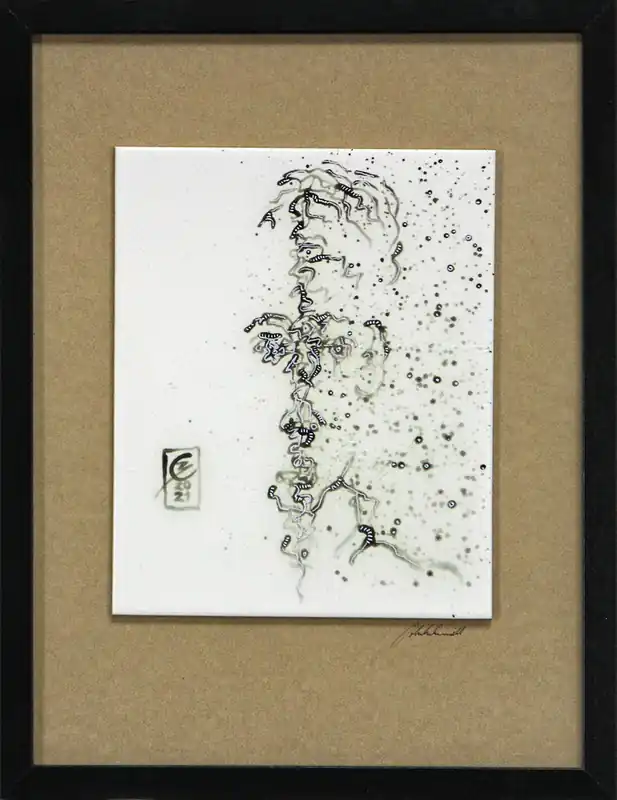 Letzte Chance C. Blechschmidt: "Niemand", Original/Unikat, zeitgenössisches Acrylgemälde