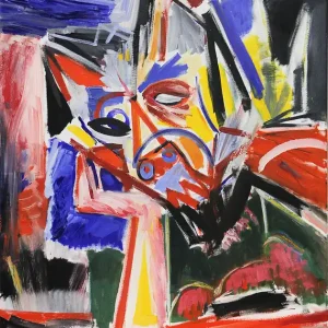 M. Cieśla: "Ich denke nur...", Original/Unikat, Expressionistisches Ölgemälde (A) Kostenloser Versand