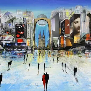 Preisreduziert K. Namazi: "Kulturreise I", Edition, signierter Kunstdruck, Nr. 3/100