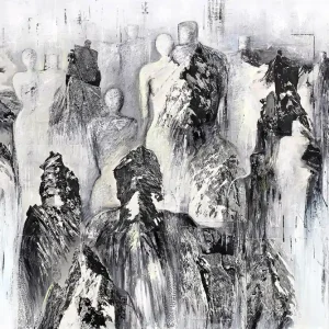 K. Namazi: "Vor dem Aufstieg", Edition, signierter Kunstdruck, Nr. 1/100 Sale