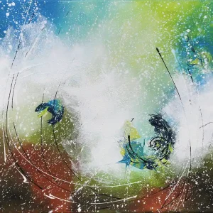 Neuheit Maya: "Fresh day", Originale Acrylbilder (Unikat)