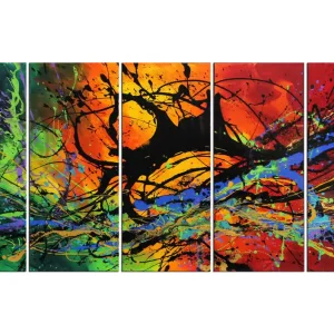 Markenprodukt G. Hung: "Entropie I", abstrakte Originalkunst (Unikat)