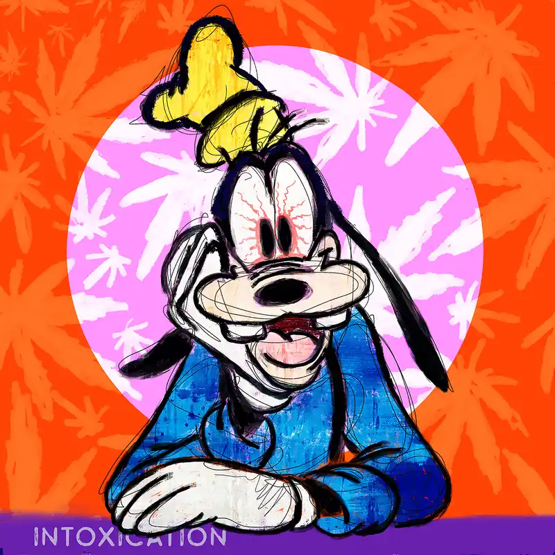 Nur Heute H. Mühlbauer-Gardemin: "Goofy", Moderne Pop Art, Original/serielles Unikat (A)