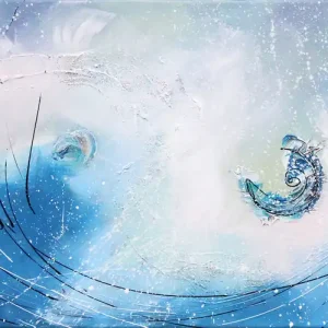 Maya: "Schwebend", Originale Acrylbilder (Unikat) Schneller Versand