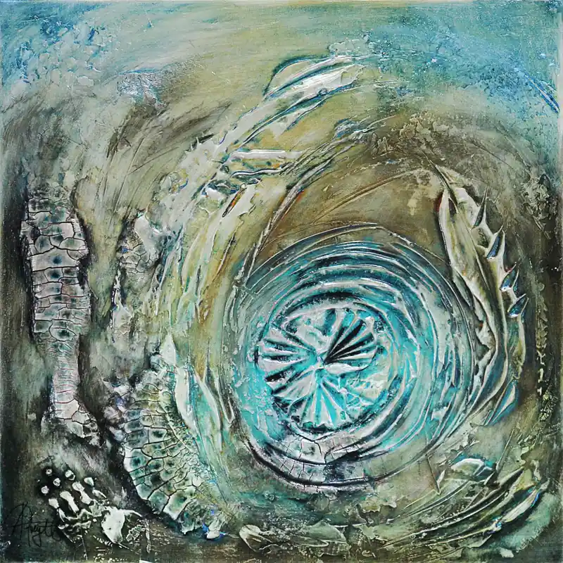 A. Freymuth: "Rotation", Originalgemälde (Unikat) (A) Neue Kollektion