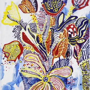V. Kuhn: "Bouquet", Originalgemälde (Unikat) (A) Schnäppchen