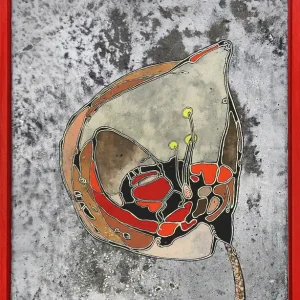 C. Blechschmidt: "Herz der Blume", Original/Unikat, zeitgenössisches Acrylgemälde Online Kaufen