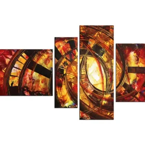 R. König: "Ready for Passion V", mehrteilige Acrylbilder, Originalgemälde (Unikat) Neuheit