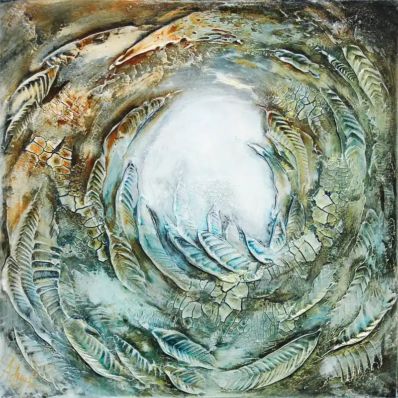 Schneller Versand A. Freymuth: "Vision", Originalgemälde (Unikat)