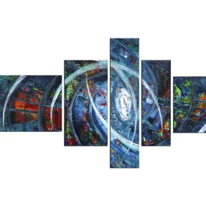 Direkt Vom Hersteller R. König: "Premium Lights II", mehrteilige Acrylbilder, Originalgemälde (Unikat)
