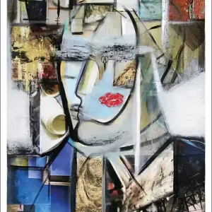 K. Namazi: "Der Kuss", Sonderedition, Monatsgemälde als Kunstdruck, Nr. 6/250 Sale