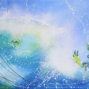 Maya: "Meeresbrandung II", Originale Acrylbilder (Unikat) Direkt Vom Hersteller